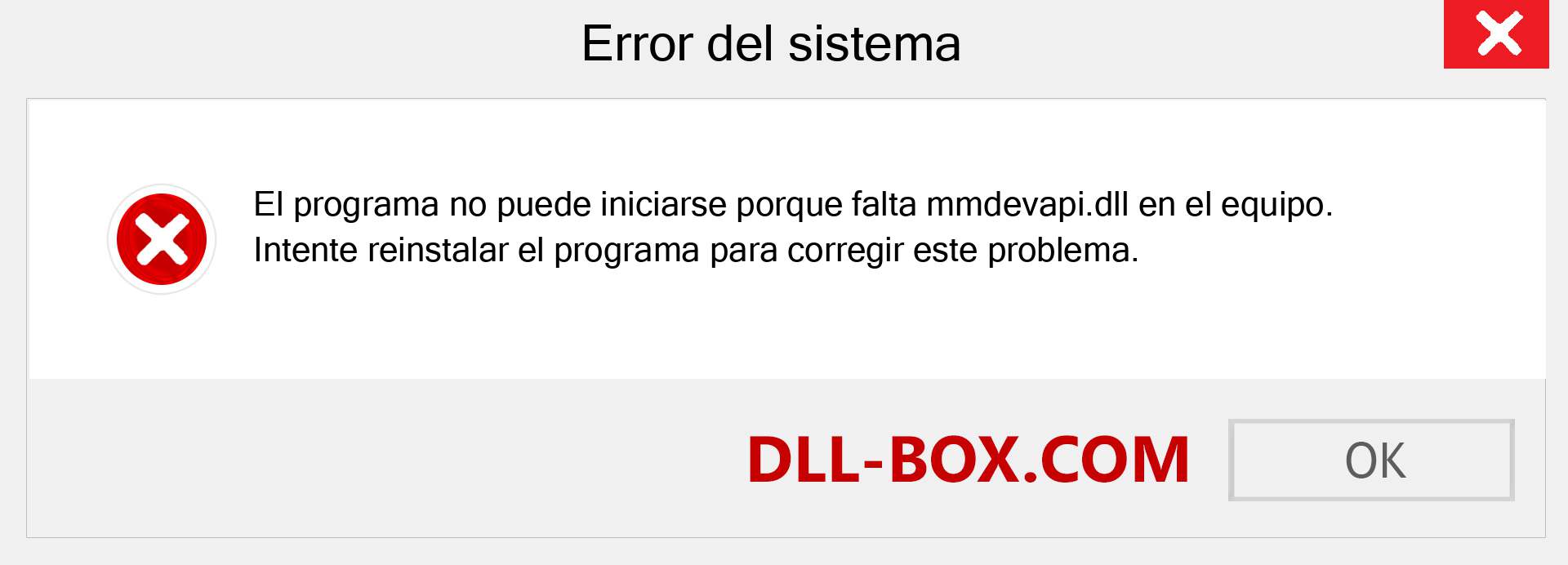 ¿Falta el archivo mmdevapi.dll ?. Descargar para Windows 7, 8, 10 - Corregir mmdevapi dll Missing Error en Windows, fotos, imágenes